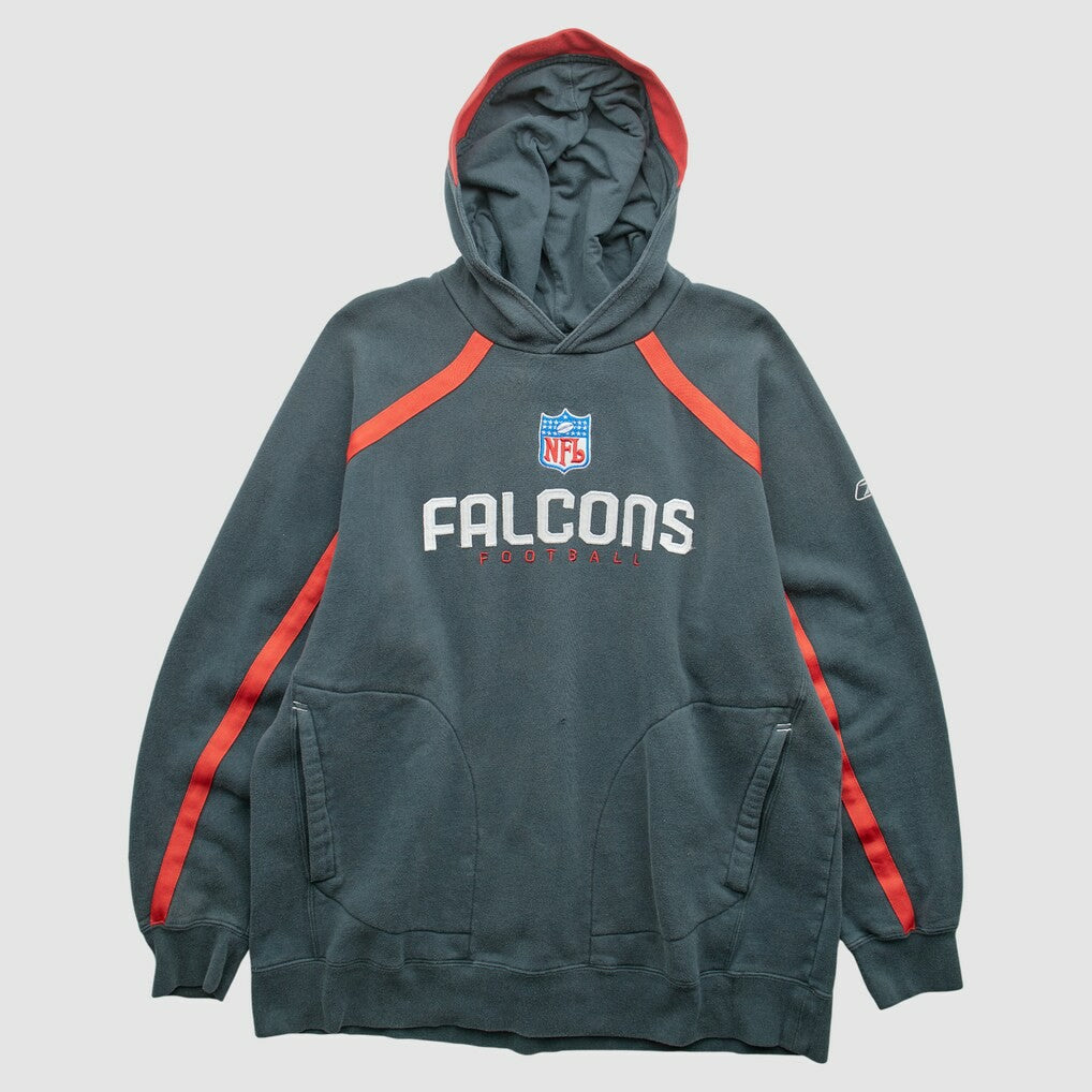 Atlanta Falcons Reebok 2000s Pullover Sweatshirt Charcoal Vintage - Fanatics