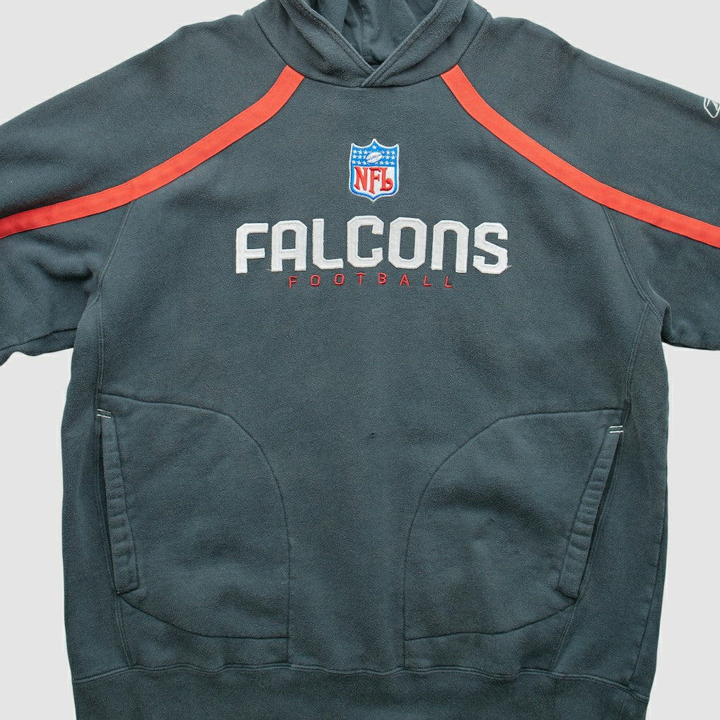 Atlanta Falcons Reebok 2000s Pullover Sweatshirt Charcoal Vintage - Fanatics