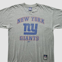 New York Giants Reebok 2000s T-Shirt Heather Gray Vintage - Fanatics