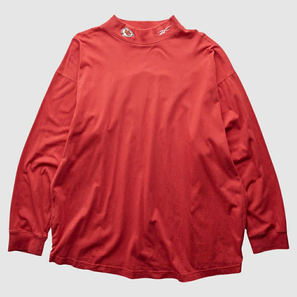 Kansas City Chiefs Reebok 2000s Long Sleeve T-Shirt Red Vintage - Fanatics