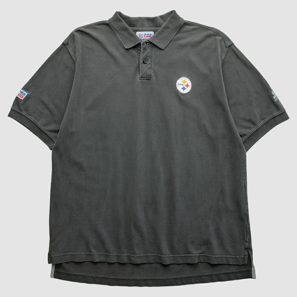 Pittsburgh Steelers Starter 90s T-Shirt Black Vintage - Fanatics