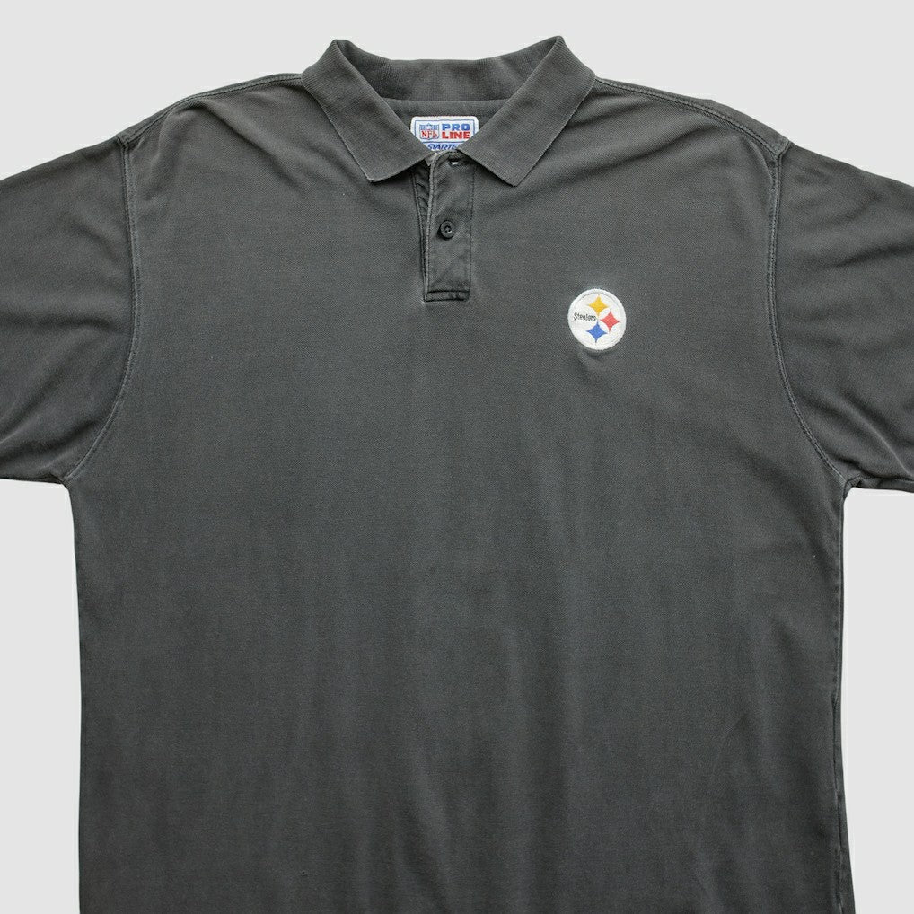 Pittsburgh Steelers Starter 90s T-Shirt Black Vintage - Fanatics