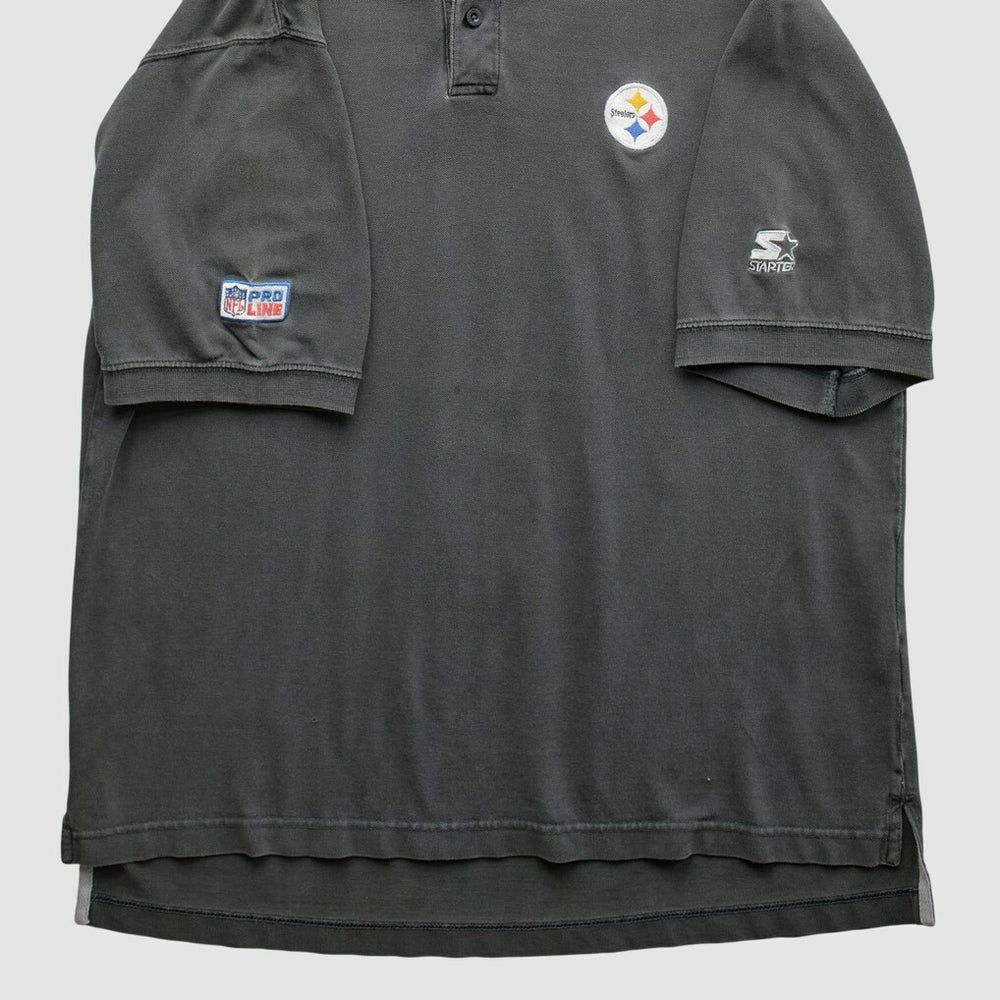 Pittsburgh Steelers Starter 90s T-Shirt Black Vintage - Fanatics