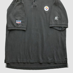 Pittsburgh Steelers Starter 90s T-Shirt Black Vintage - Fanatics