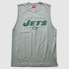 New York Jets NFL 2000s Tank Heather Gray Vintage - Fanatics