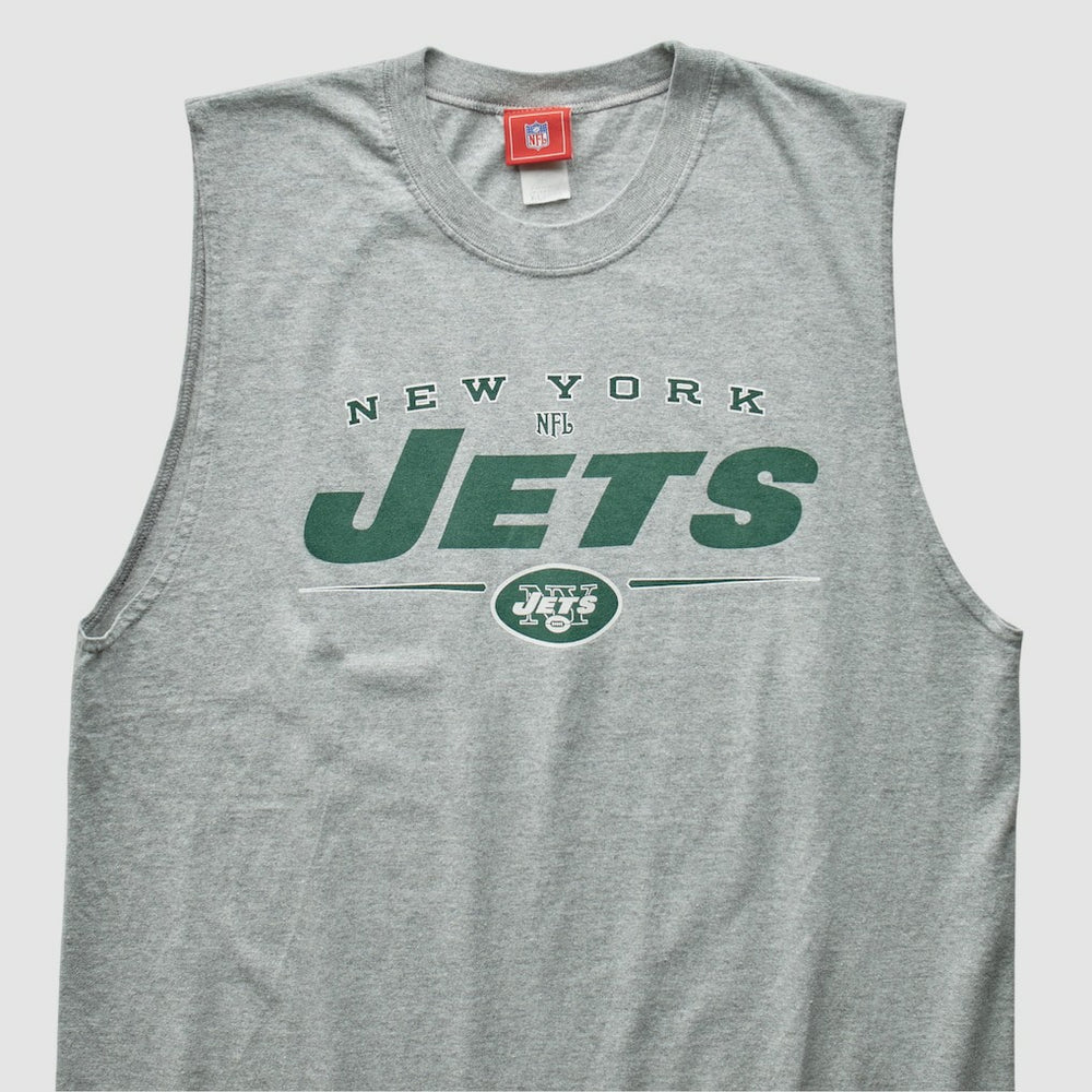 New York Jets NFL 2000s Tank Heather Gray Vintage - Fanatics