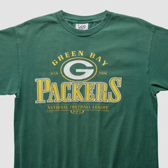 Green Bay Packers Lee Apparel 90s T-Shirt Green Vintage - Fanatics