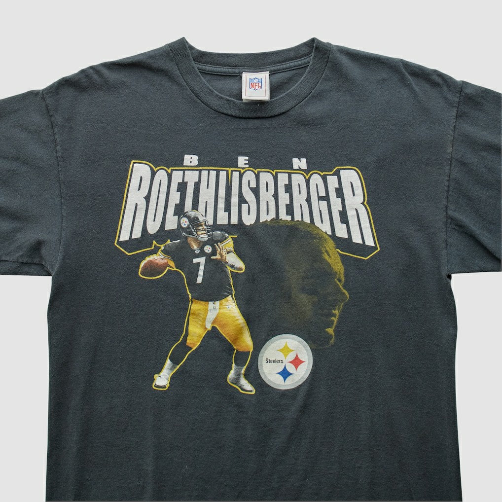 Pittsburgh Steelers NFL 2000s T-Shirt Black Vintage - Fanatics