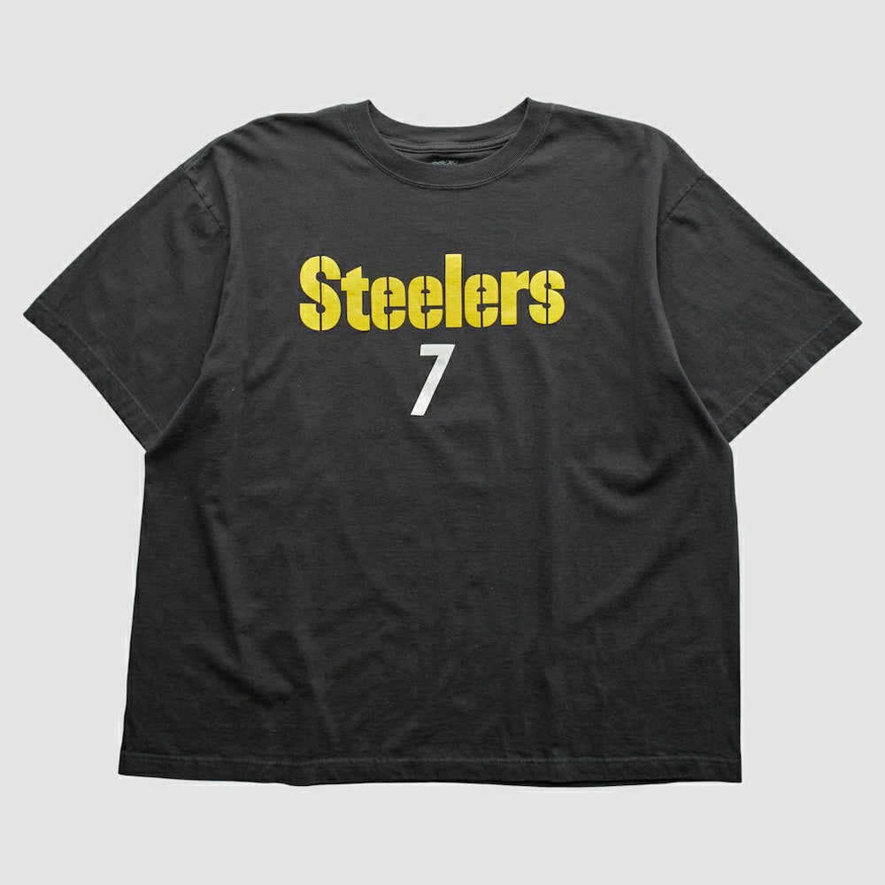 Pittsburgh Steelers Reebok 2000s T-Shirt Black Vintage - Fanatics