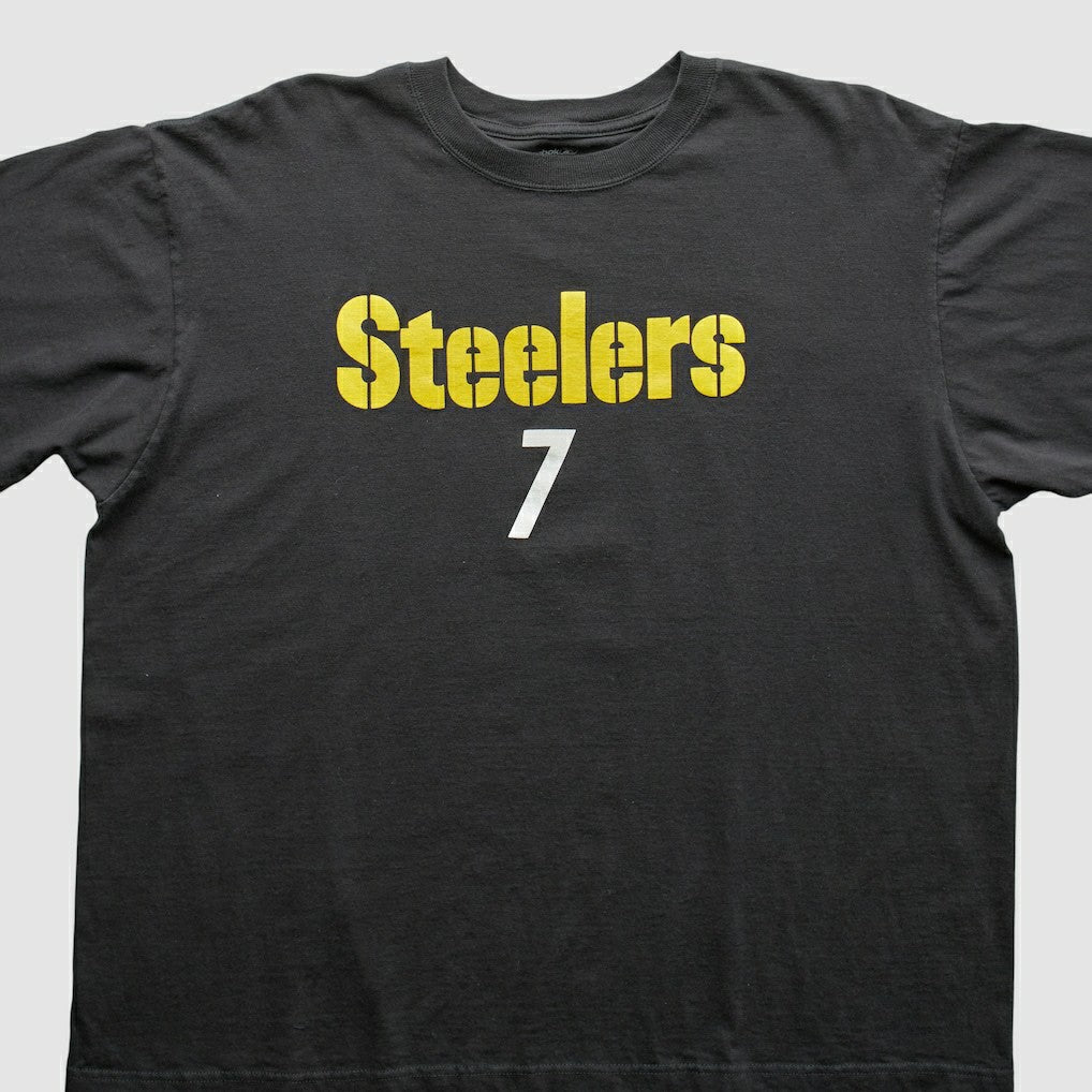 Pittsburgh Steelers Reebok 2000s T-Shirt Black Vintage - Fanatics