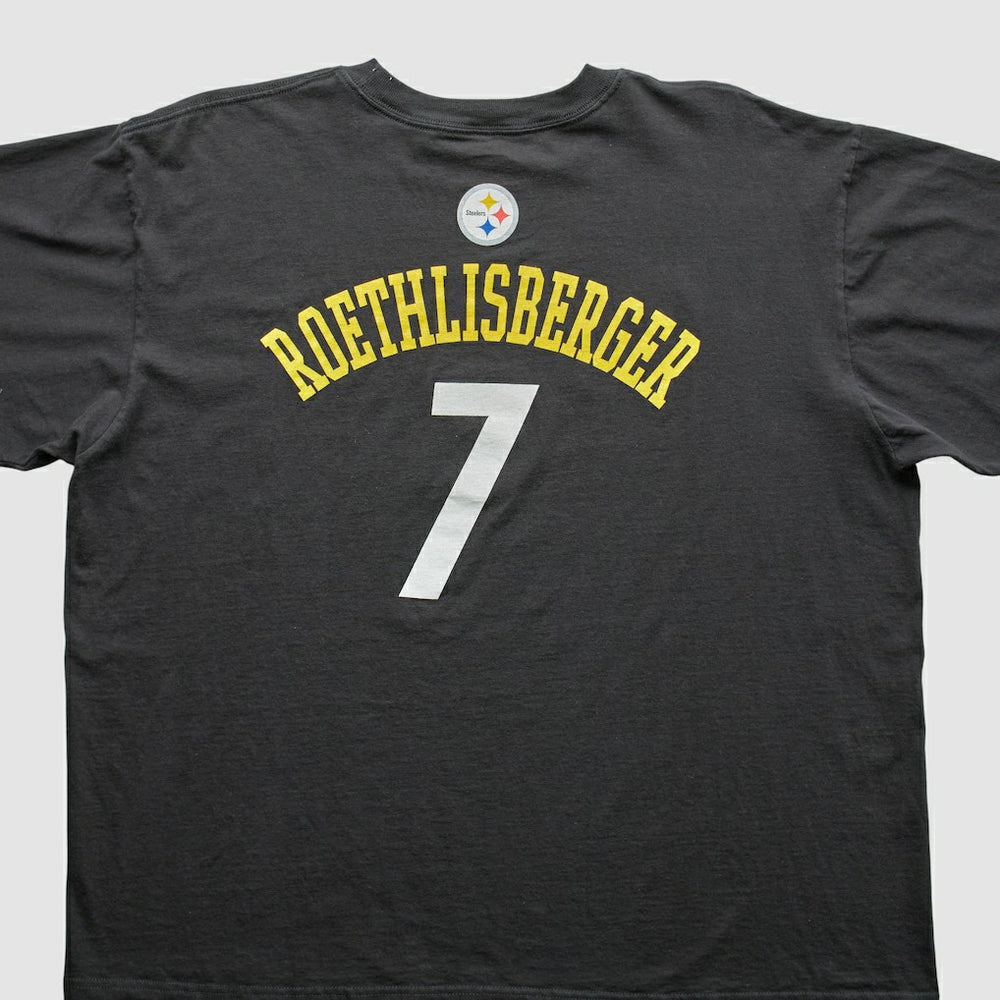 Pittsburgh Steelers Reebok 2000s T-Shirt Black Vintage - Fanatics