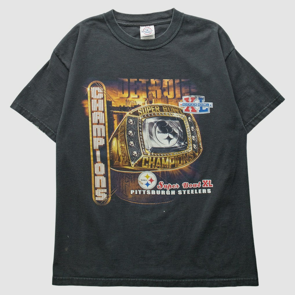 Pittsburgh Steelers 2006 T-Shirt Black Vintage - Fanatics