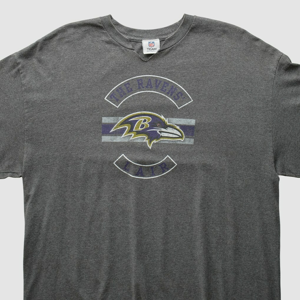 Baltimore Ravens NFL 2010s Long Sleeve T-Shirt Dark Heather Gray Vintage - Fanatics