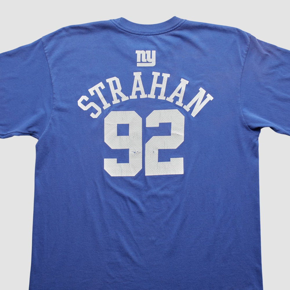 New York Giants Reebok 2000s T-Shirt Blue Vintage - Fanatics