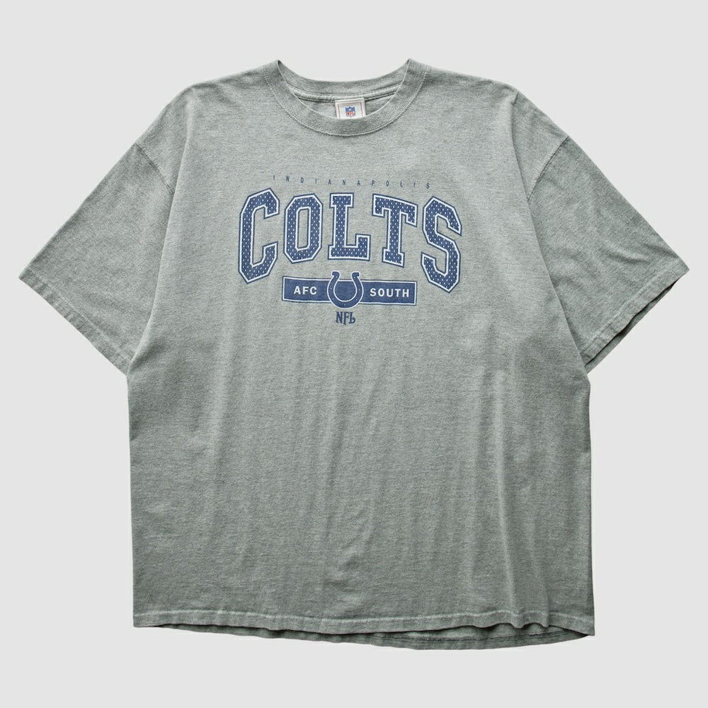 Indianapolis Colts NFL 2010s T-Shirt Heather Gray Vintage - Fanatics