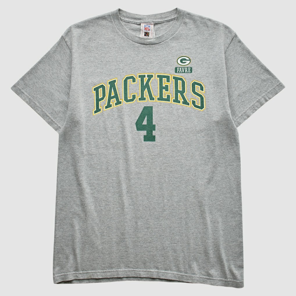Green Bay Packers NFL 2000s T-Shirt Heather Gray Vintage - Fanatics