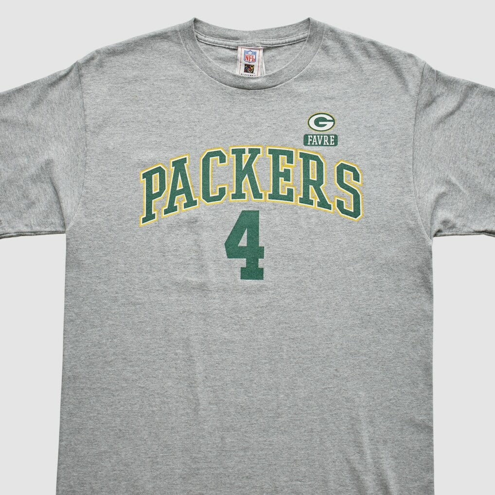 Green Bay Packers NFL 2000s T-Shirt Heather Gray Vintage - Fanatics