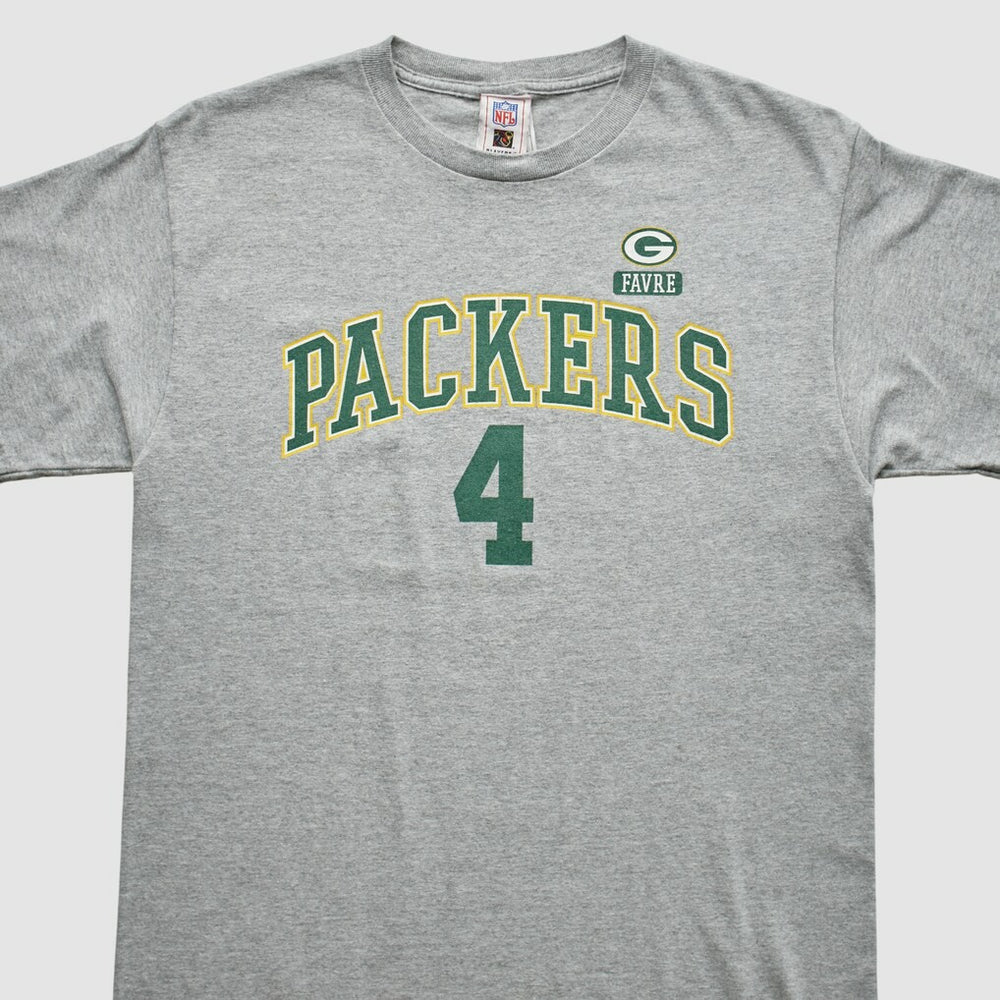 Green Bay Packers NFL 2000s T-Shirt Heather Gray Vintage - Fanatics