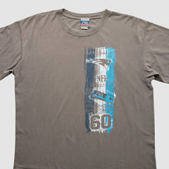 New England Patriots 2000s T-Shirt Gray Vintage - Fanatics