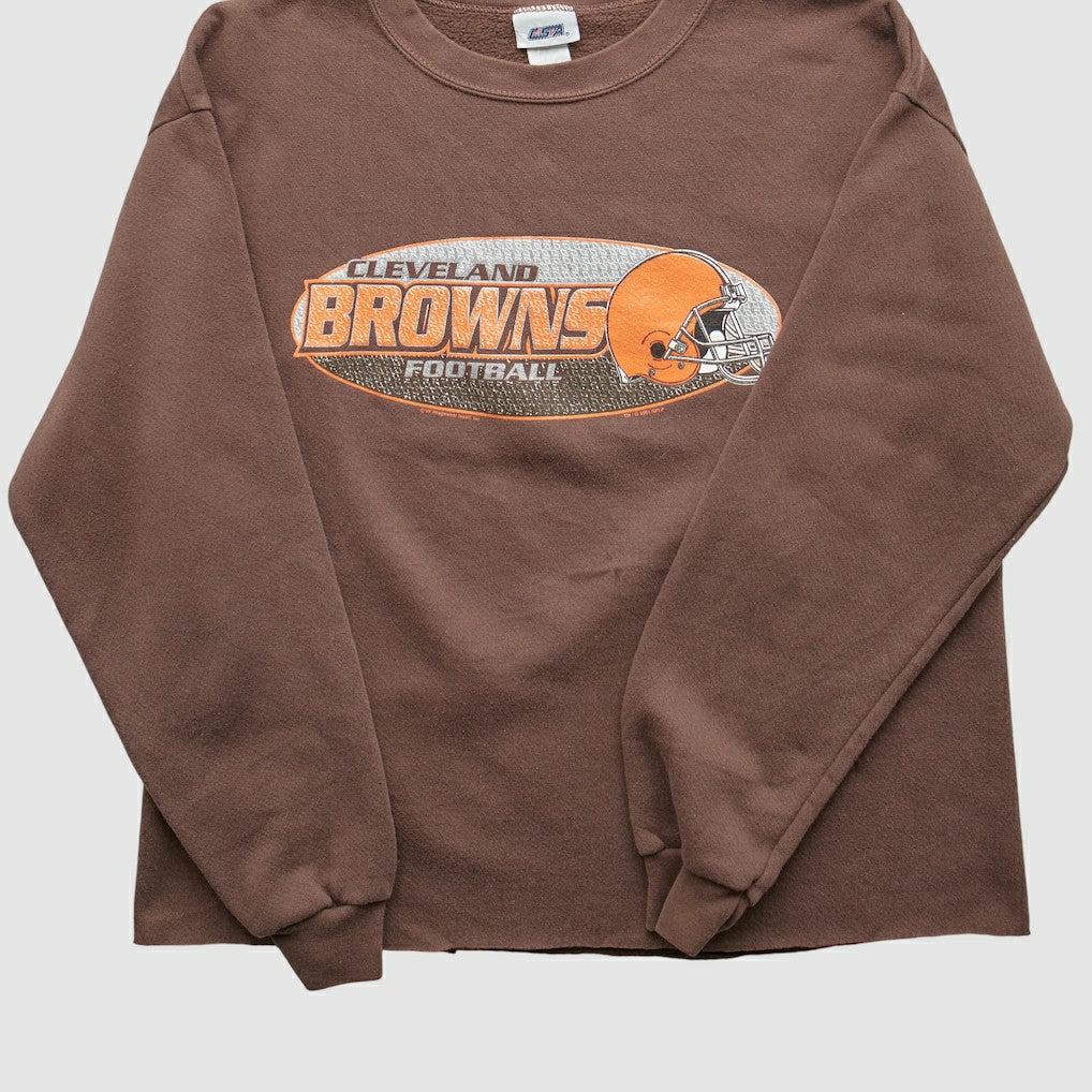 Cleveland Browns 2001 Pullover Sweatshirt Brown Vintage - Fanatics