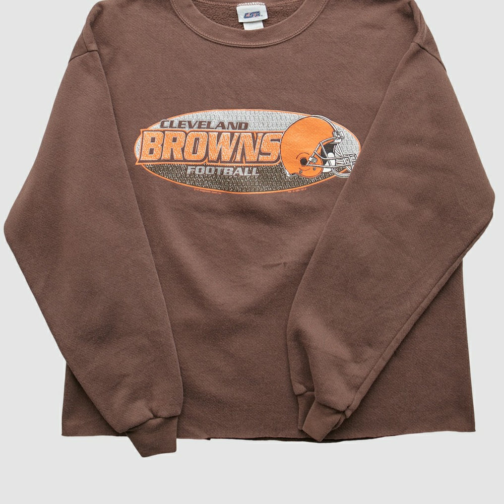 Cleveland Browns 2001 Pullover Sweatshirt Brown Vintage - Fanatics