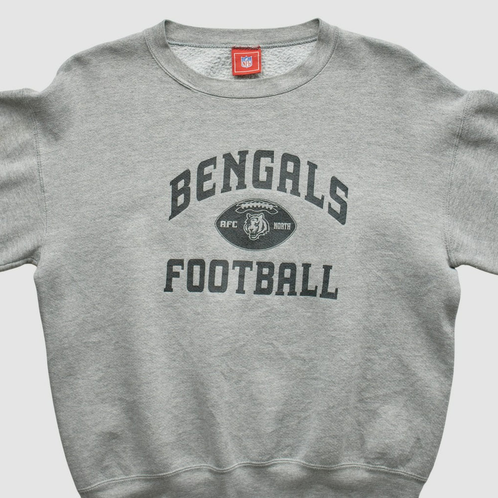 Cincinnati Bengals NFL 2000s Pullover Sweatshirt Heather Gray Vintage - Fanatics