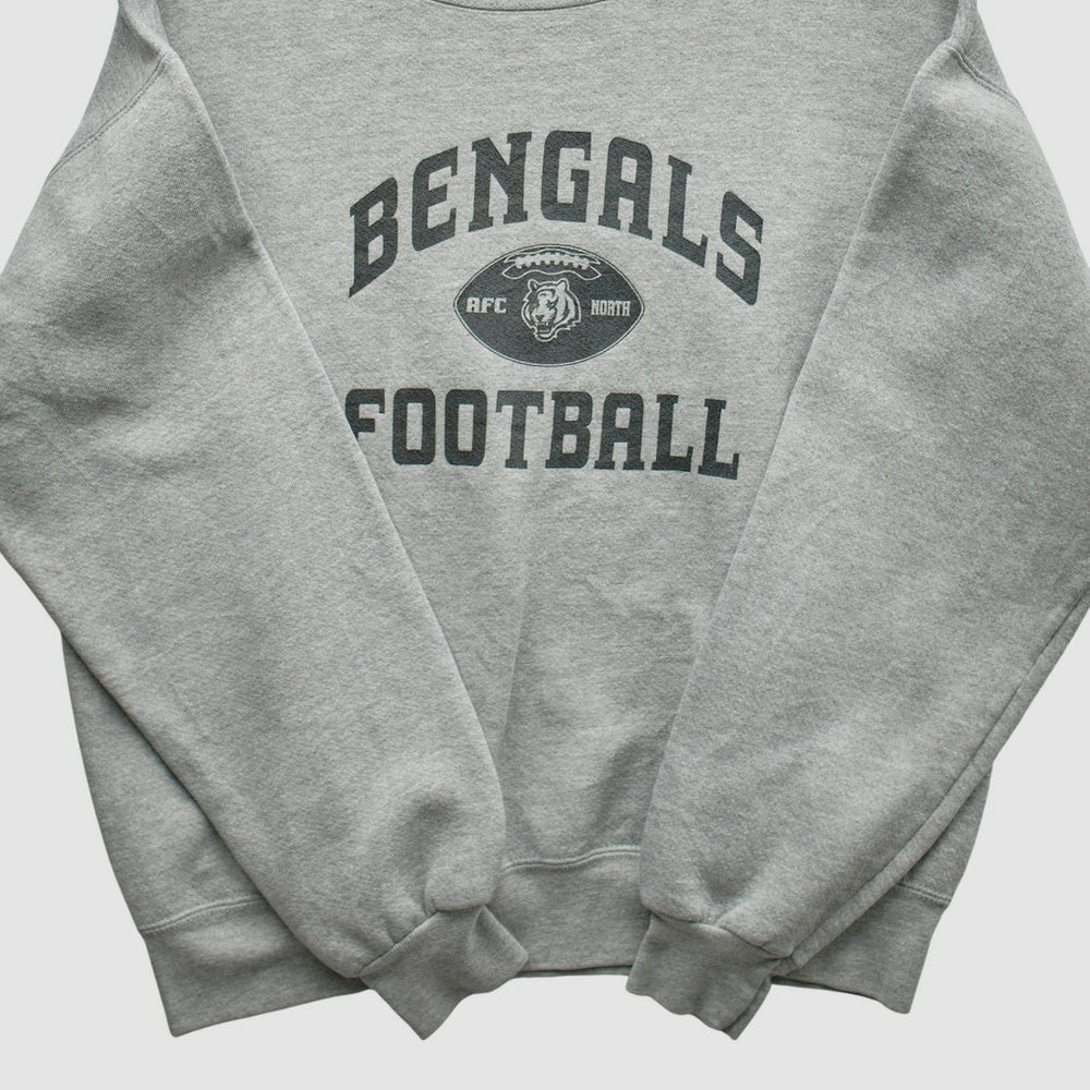 Cincinnati Bengals NFL 2000s Pullover Sweatshirt Heather Gray Vintage - Fanatics