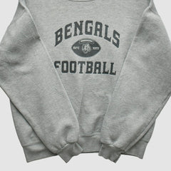 Cincinnati Bengals NFL 2000s Pullover Sweatshirt Heather Gray Vintage - Fanatics
