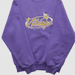 Minnesota Vikings Pro Player 90s Pullover Sweatshirt Purple Vintage - Fanatics