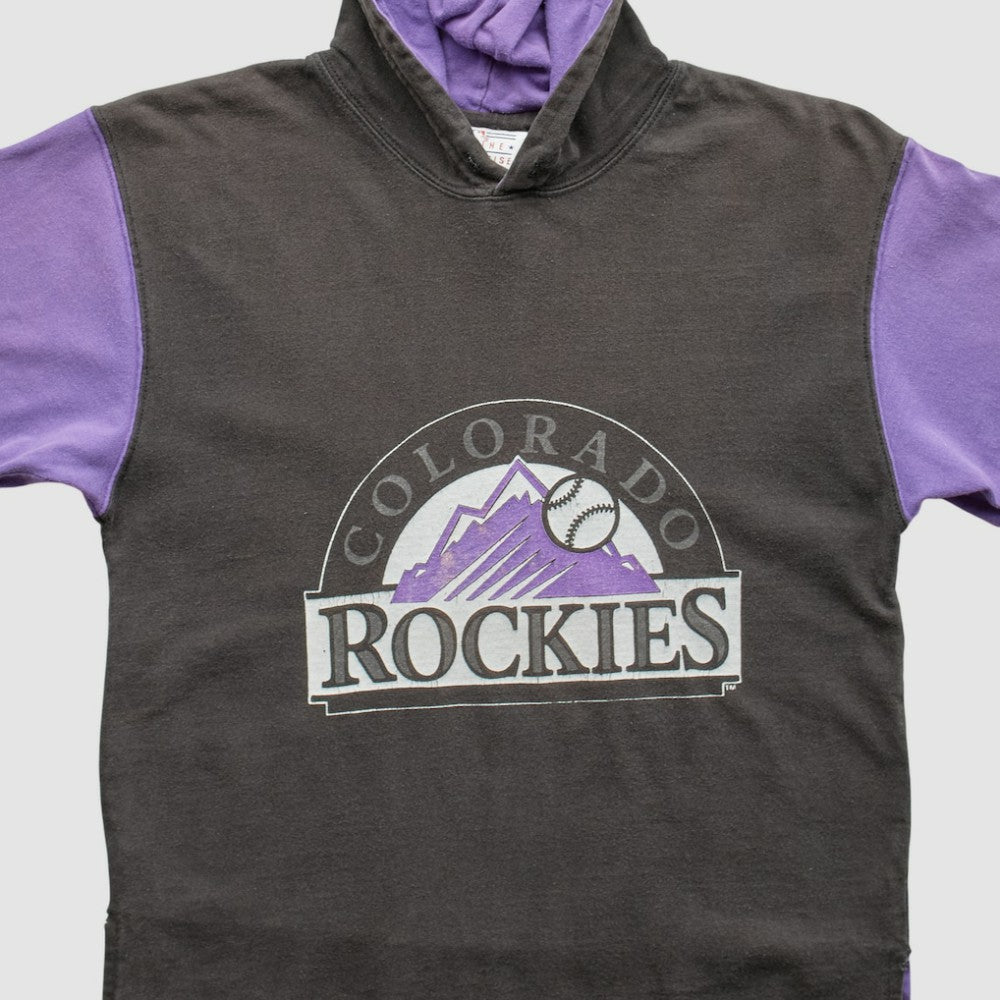 Colorado Rockies Starter 90s Pullover Sweatshirt On Sale