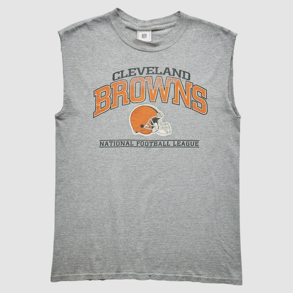 Cleveland Browns 2000s Tank Heather Gray Vintage - Fanatics