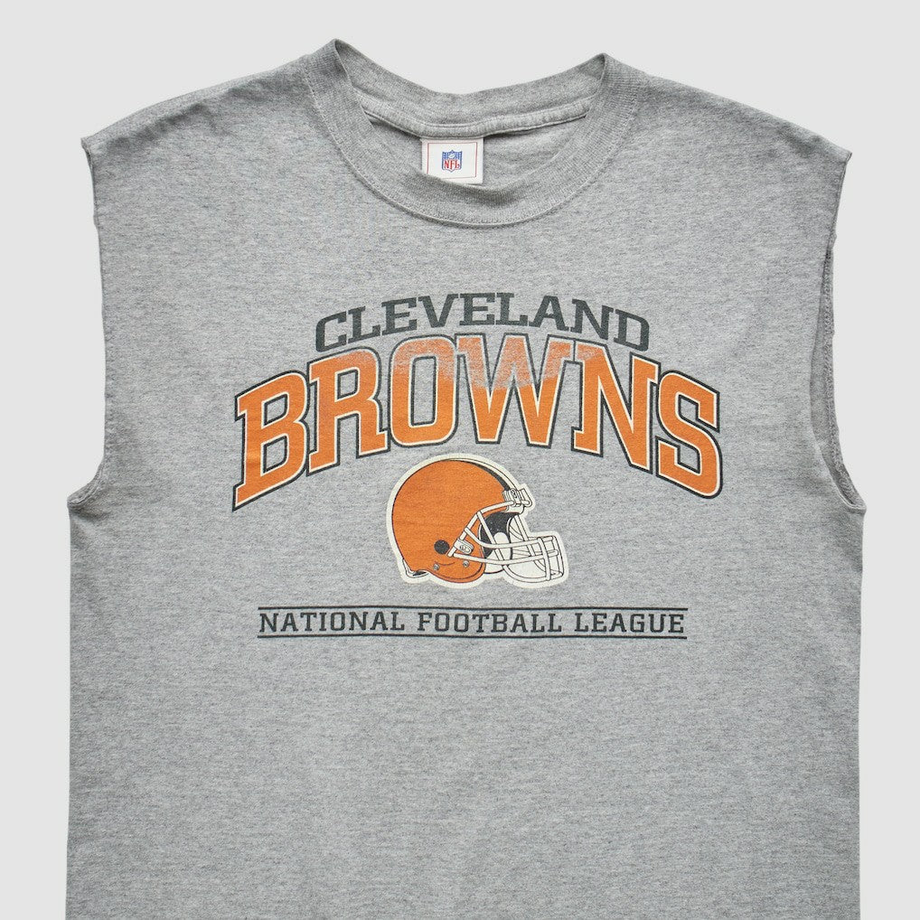 Cleveland Browns 2000s Tank Heather Gray Vintage - Fanatics
