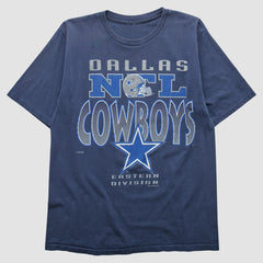 Dallas Cowboys 1992 T-Shirt Navy Vintage - Fanatics