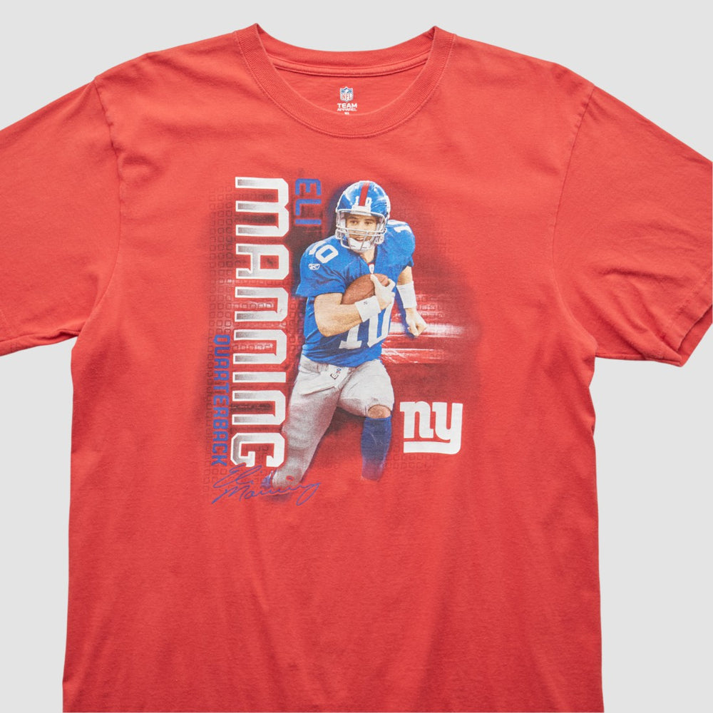 New York Giants NFL 2010s T-Shirt Red Vintage - Fanatics