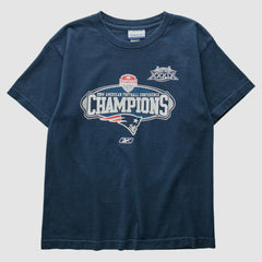 New England Patriots Reebok 2004 T-Shirt Navy Vintage - Fanatics