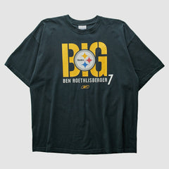 Pittsburgh Steelers Reebok 2000s T-Shirt Black Vintage - Fanatics