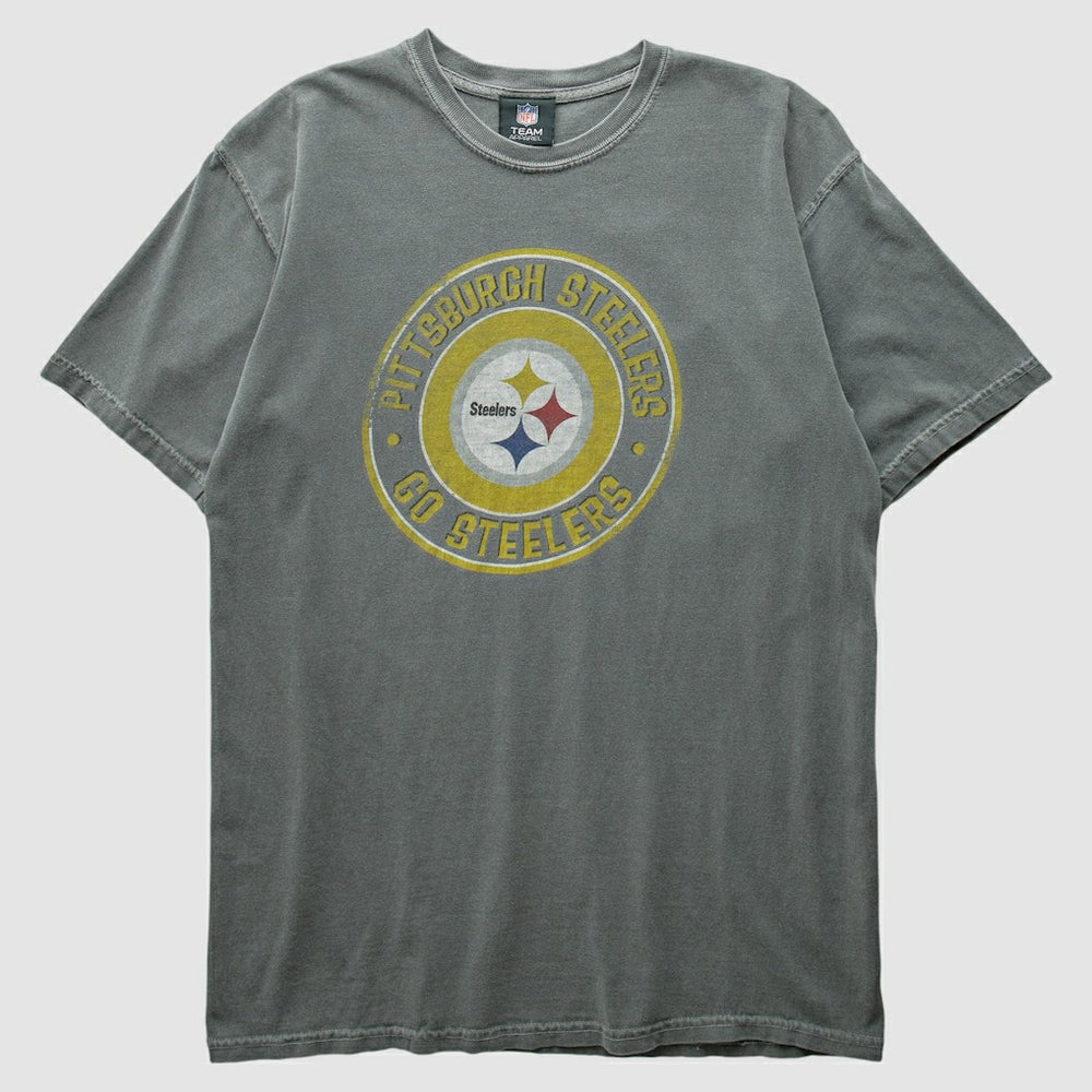 Pittsburgh Steelers NFL 2010s T-Shirt Charcoal Vintage - Fanatics