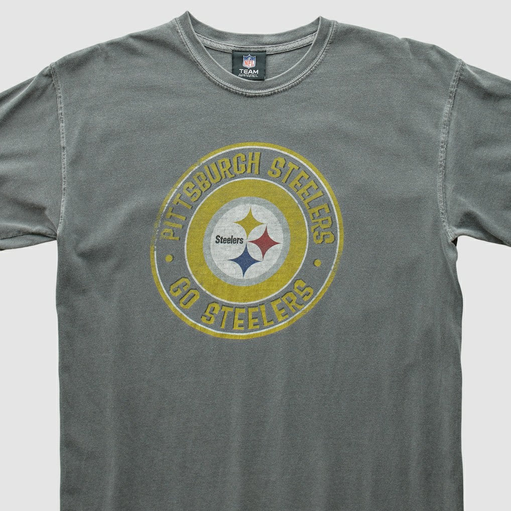 Pittsburgh Steelers NFL 2010s T-Shirt Charcoal Vintage - Fanatics