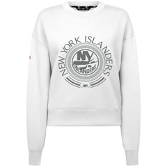 New York Islanders - Levelwear Women's Slate & Snow Sponge Tri-Blend Sweatshirt White