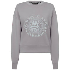New York Islanders - Levelwear Women's Slate & Snow Sponge Tri-Blend Sweatshirt Gray