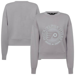 Philadelphia Flyers - Levelwear Women's Slate & Snow Sponge Tri-Blend Sweatshirt Gray
