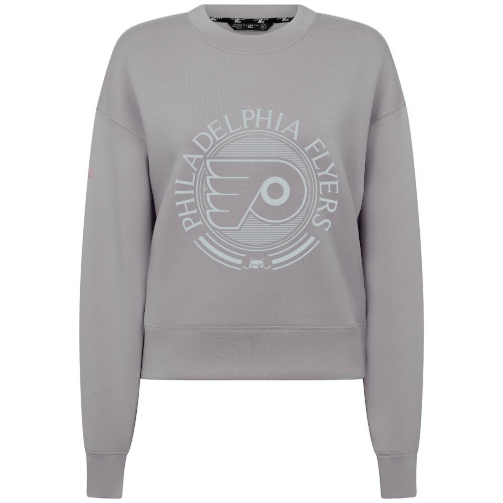 Philadelphia Flyers - Levelwear Women's Slate & Snow Sponge Tri-Blend Sweatshirt Gray