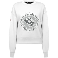 Utah Mammoth - Levelwear Women's Slate & Snow Sponge Tri-Blend Sweatshirt White