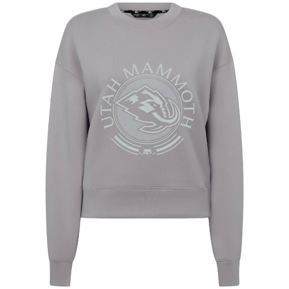 Utah Mammoth - Levelwear Women's Slate & Snow Sponge Tri-Blend Sweatshirt Gray