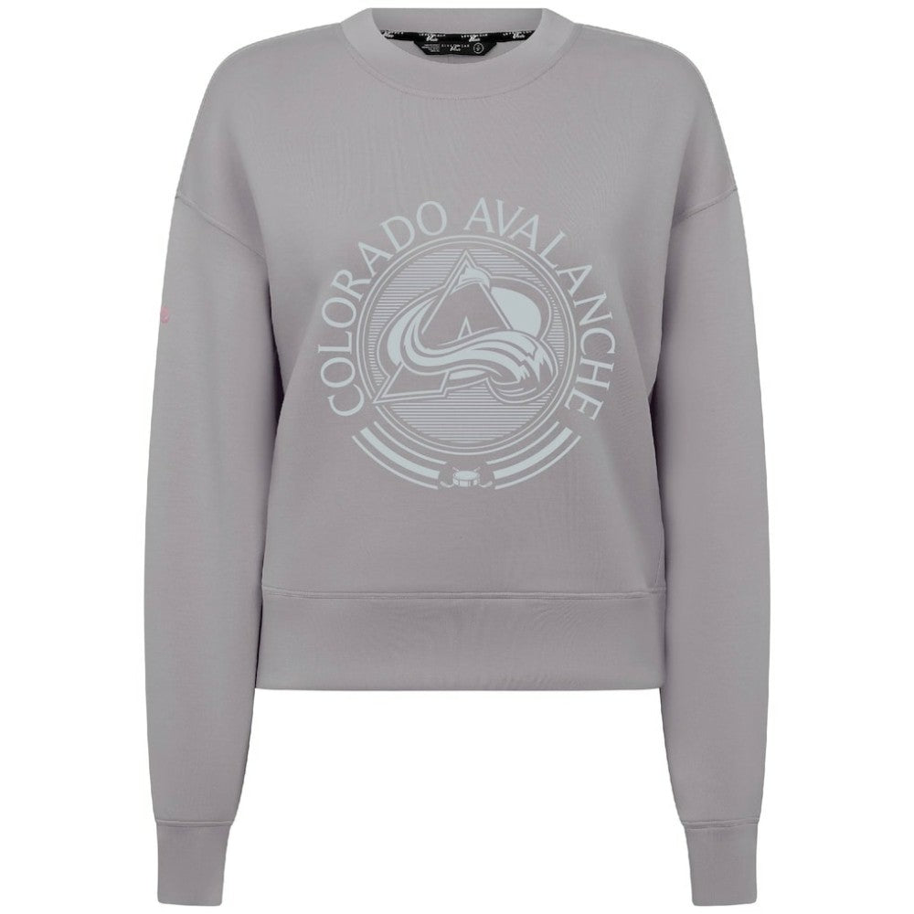 Colorado Avalanche - Levelwear Women's Slate & Snow Sponge Tri-Blend Sweatshirt Gray