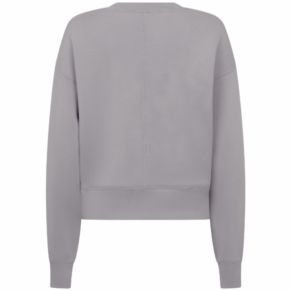 Detroit Red Wings - Levelwear Women's Slate & Snow Sponge Tri-Blend Sweatshirt Gray