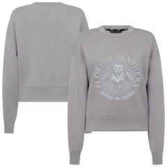 Florida Panthers - Levelwear Women's Slate & Snow Sponge Tri-Blend Sweatshirt Gray