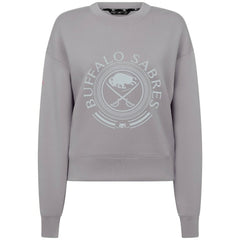 Buffalo Sabres - Levelwear Women's Slate & Snow Sponge Tri-Blend Sweatshirt Gray