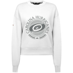 Carolina Hurricanes - Levelwear Women's Slate & Snow Sponge Tri-Blend Sweatshirt White