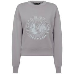 Chicago Blackhawks Levelwear Women's Slate & Snow Sponge Tri-Blend Sweatshirt Gray